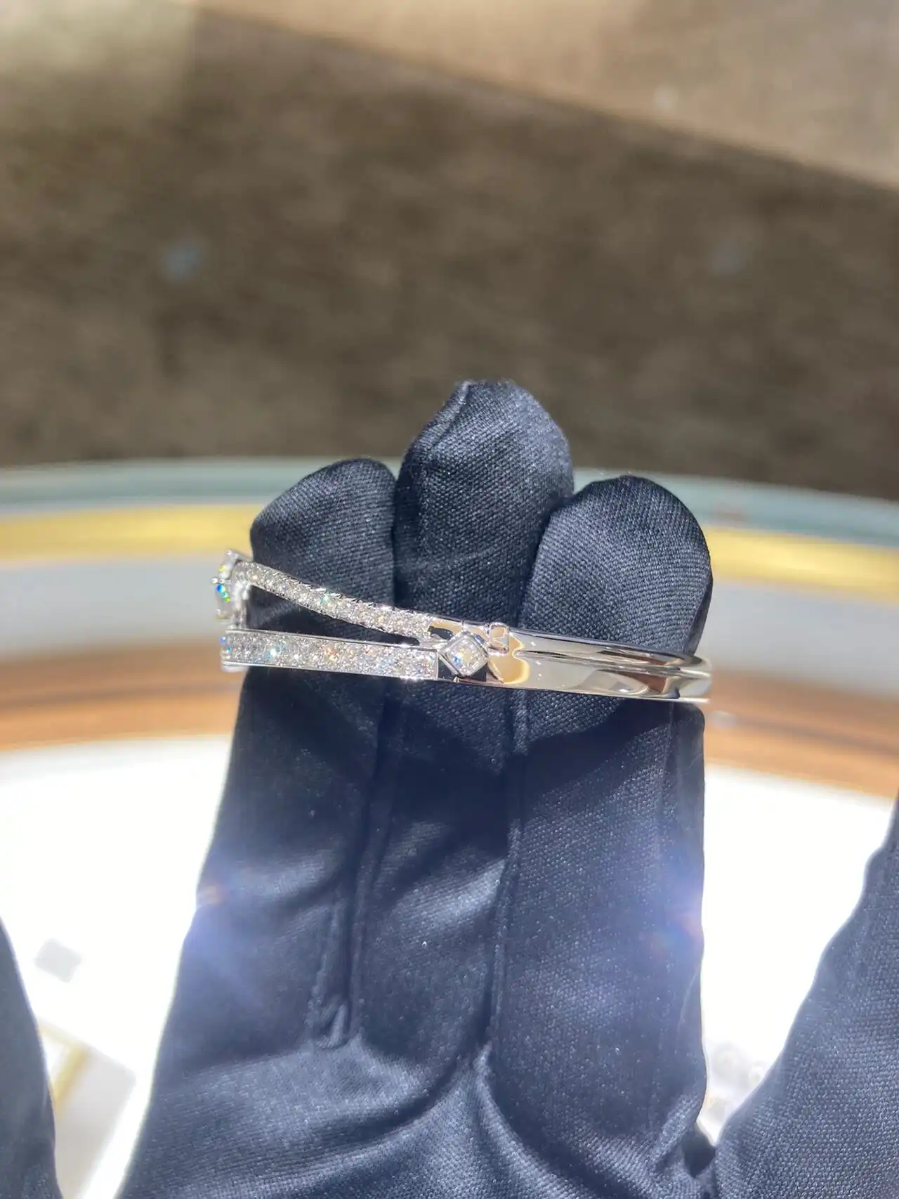 四叶草白贝母手串定制图片展示
