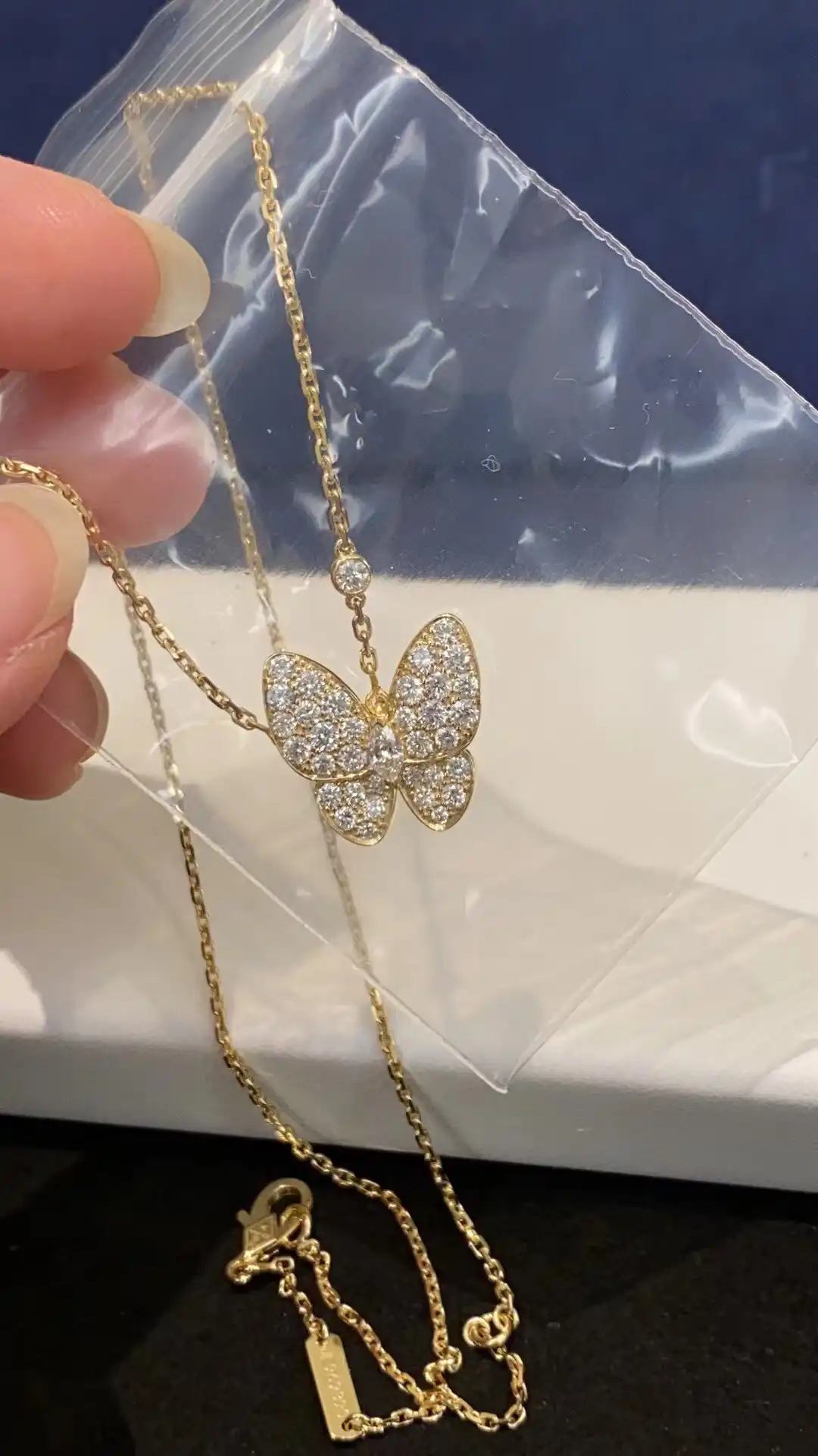 四叶草爱心项链定制图片展示