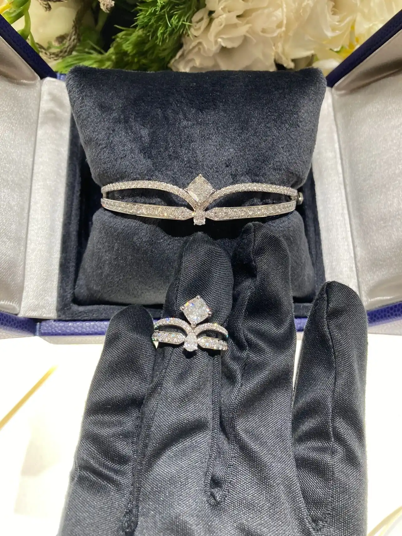 四叶草爱心项链定制图片展示