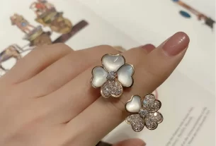 四叶草爱心项链：独特设计款，寻找你的幸运之缘，时尚饰品推荐