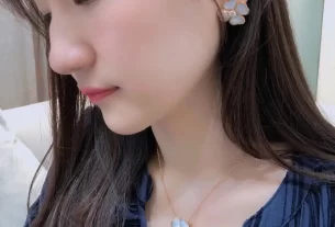 四叶草爱心项链：浪漫四叶草造型饰品，打造你的幸运爱情信物！