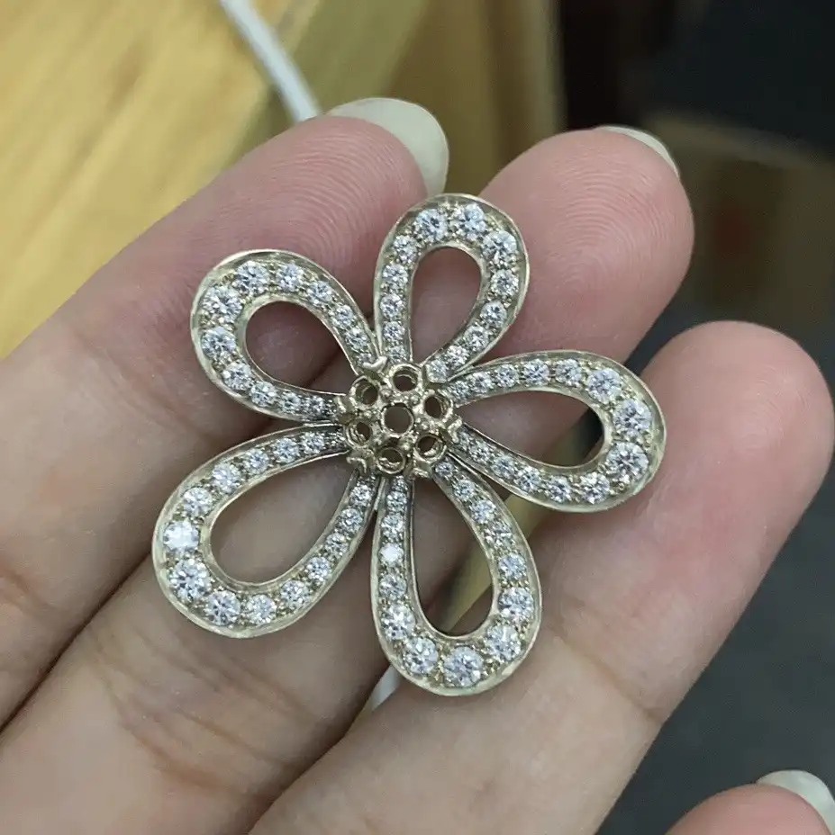 四叶草爱心项链定制图片展示