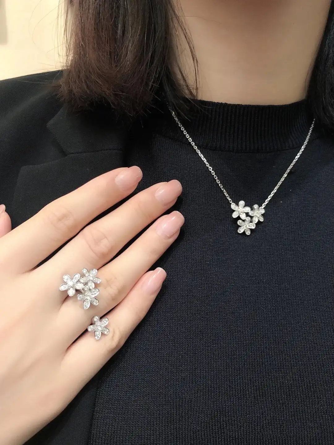 四叶草爱心项链定制图片展示