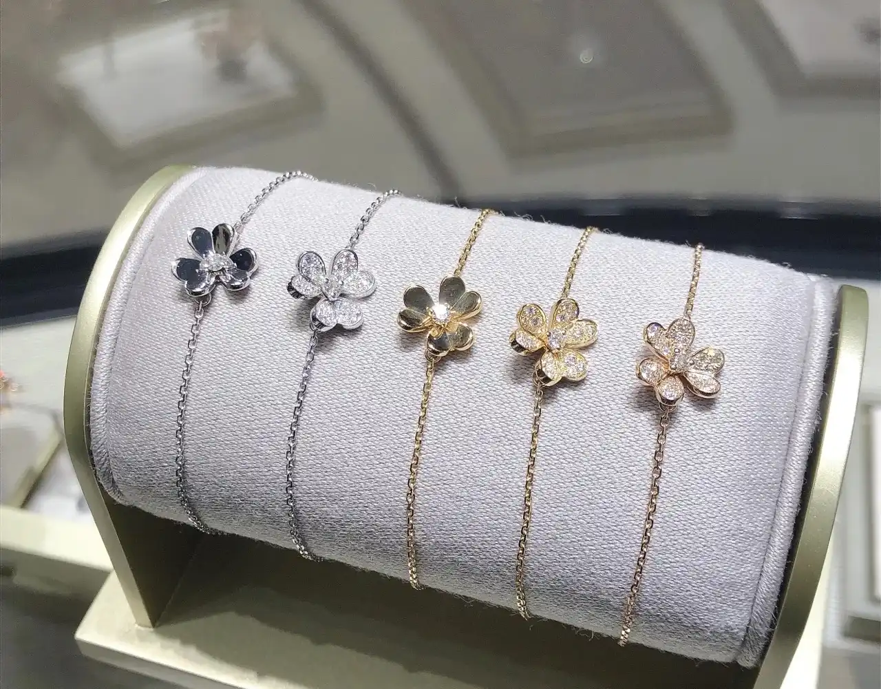 四叶草五花手链定制图片展示