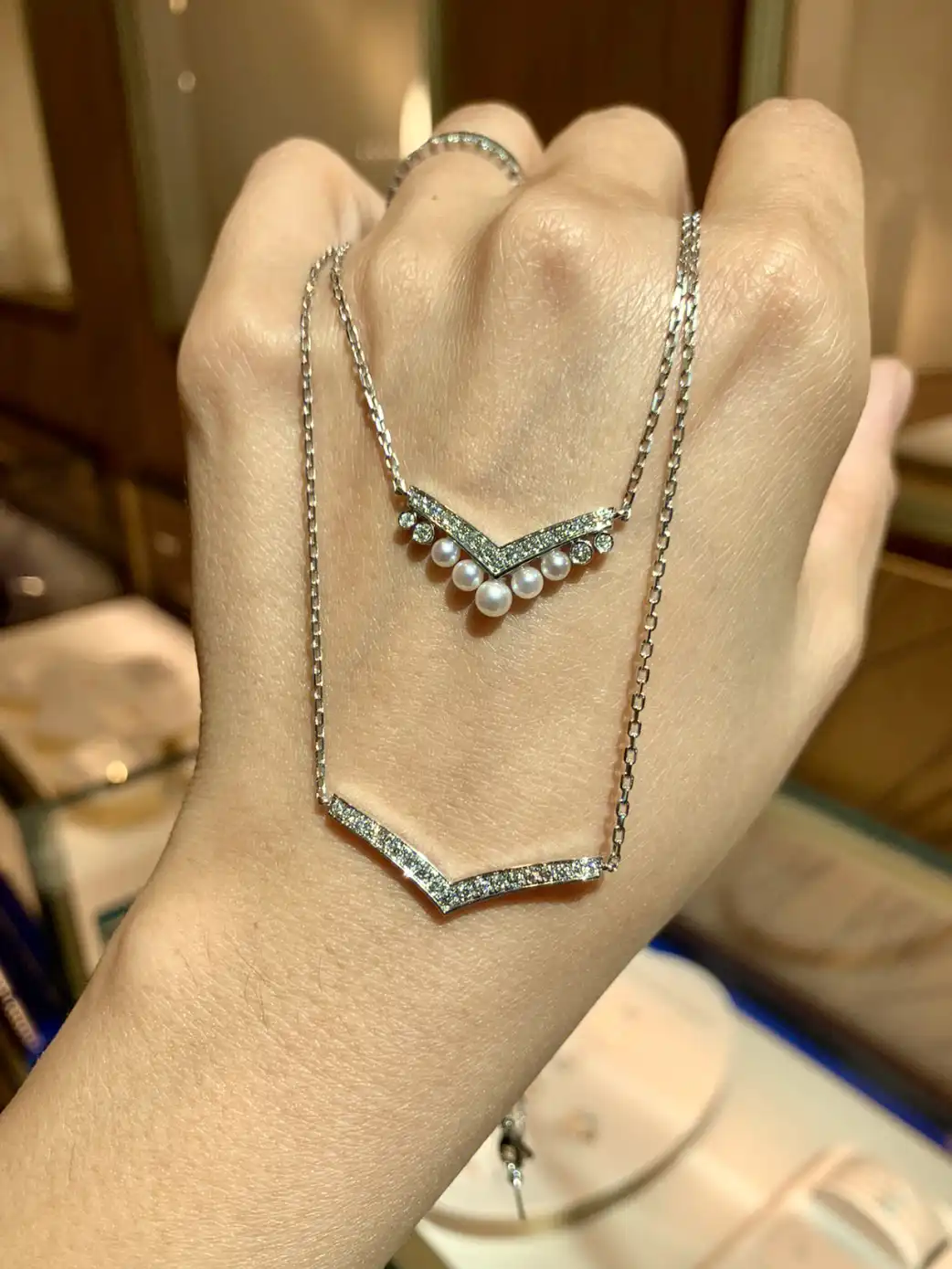 四叶草白贝母手串定制图片展示