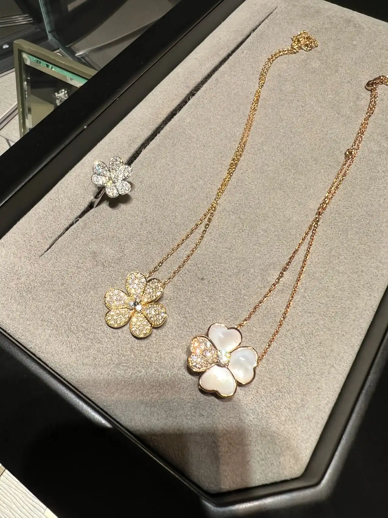 四叶草爱心项链定制图片展示