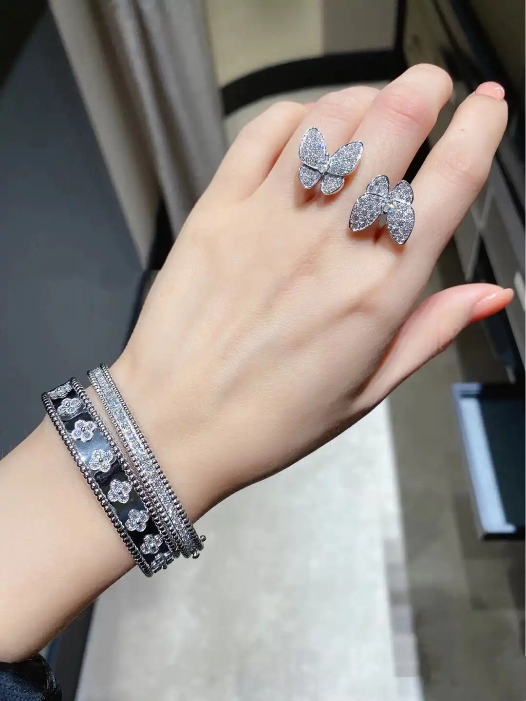 四叶草爱心项链定制图片展示