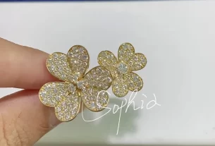 四叶草白贝母手串热销款 - 豪华天然宝石手链，美颜养生必备！