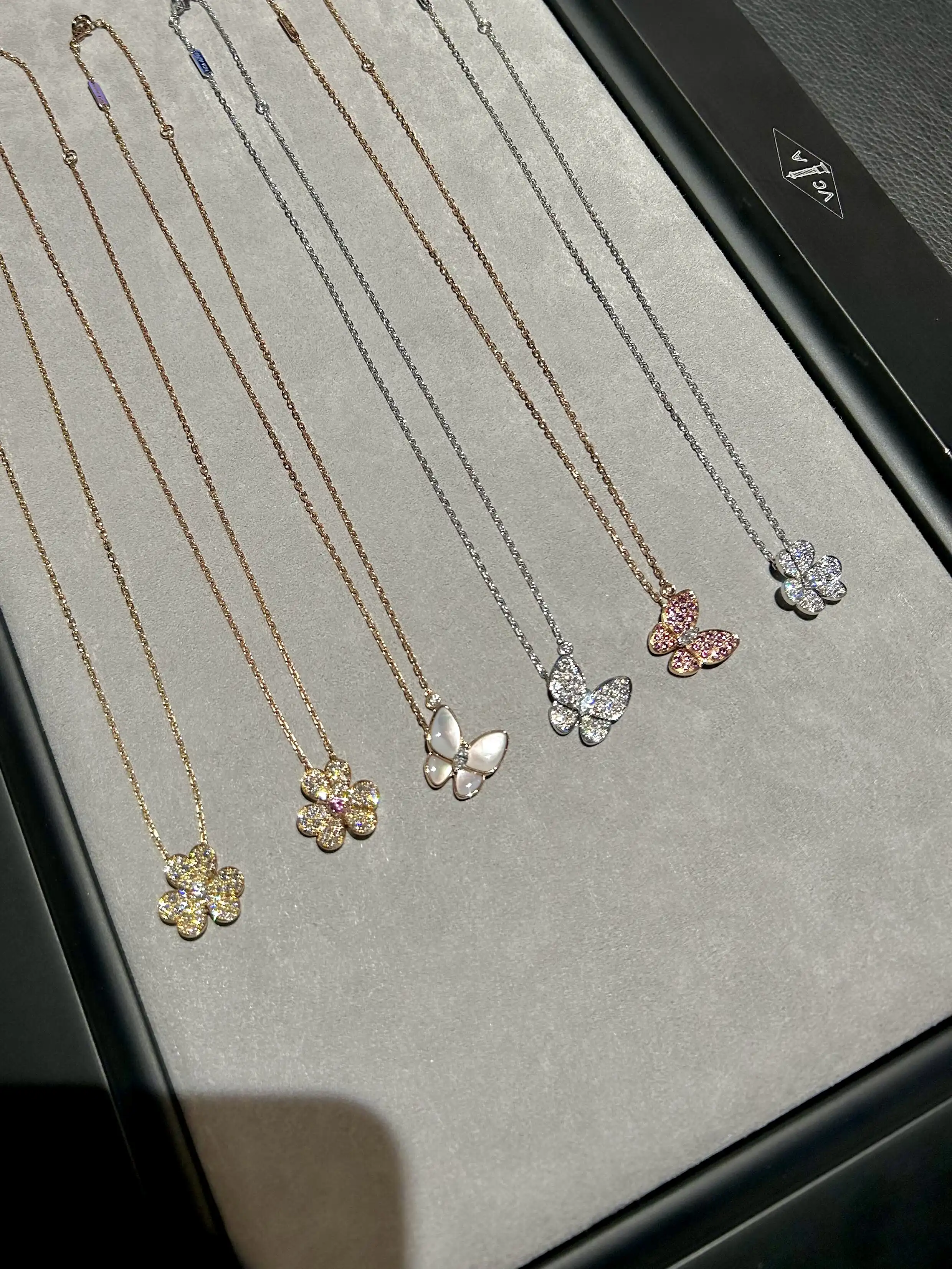 四叶草爱心项链定制图片展示