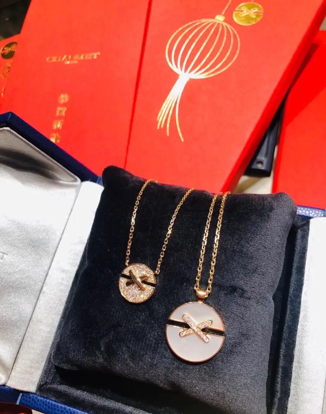 四叶草爱心项链定制图片展示